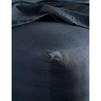 Bedfolk Washed Cotton Deep Fitted Sheet Navy