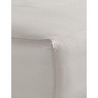 Bedfolk Pure Cotton 300 Thread Count Fitted Sheet Beige