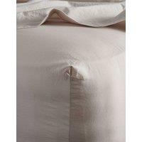 Bedfolk Pure Cotton Washed Fitted Sheet Beige