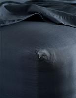 Bedfolk Pure Cotton Relaxed Fitted Sheet Navy