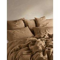 Bedfolk Pure Linen Washed Duvet Cover Bronze