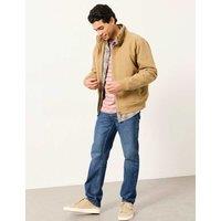 FatFace Canvas Padded Harrington Jacket Stone