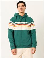Pure Cotton Striped Hoodie
