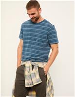 Pure Cotton Striped T-Shirt