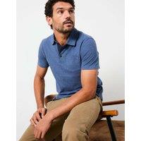 FatFace Pure Cotton Striped Polo Shirt Navy Mix