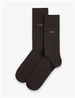 2 Pack Cotton Rich Ankle Socks