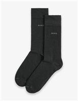 2 Pack Cotton Rich Ankle Socks