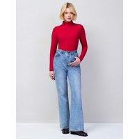 RO&ZO Mid Rise Bootcut Jeans Blue Denim