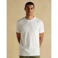 Joules Pure Cotton Crew Neck T-Shirt White