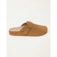 FatFace Suede Mule Slippers Tan
