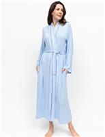 Modal Rich Lace Detail Dressing Gown