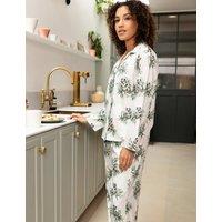 Cyberjammies Cotton Modal Koala Print Pyjama Bottoms Green Mix