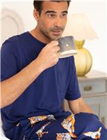 Cotton Modal Tiger Print Pyjama Bottoms