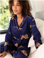 Cotton Modal Tiger Print Pyjama Bottoms