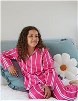 Cotton Modal Striped Pyjamas (2-13 Yrs)