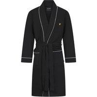 Lyle & Scott Pure Cotton Dressing Gown Black
