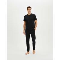 Lyle & Scott Cotton Rich Jersey Pyjama Set Black