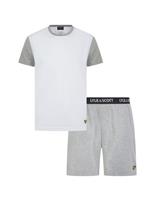 Lyle & Scott Cotton Rich Pyjama Set Grey Mix