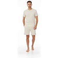 Lyle & Scott Cotton Rich Waffle Loungewear Set Stone