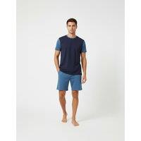 Lyle & Scott Cotton Rich Pyjama Set Blue Mix