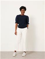 Pure Cotton Textured Knitted Top