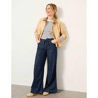 FatFace Mid Rise Wide Leg Jeans Denim