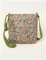 Pure Cotton Floral Cross Body Bag