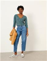 Mid Rise Cigarette Ankle Grazer Jeans