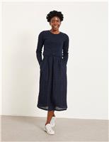 Cotton Rich Midi Jumper Dress