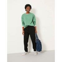 FatFace Ponte Tapered Trousers Black