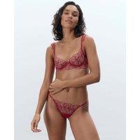Bluebella Amarosa Floral Embroidered Thong Pink