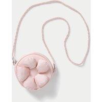 M&S Occasion Pink Satin Flower Bag Pink