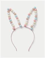 M&S Easter colourful pom bunny ears Blue