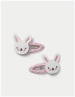 M&S Easter gingham bunny snaps Pink