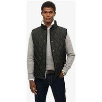 Superdry & Co Quilted Padded Gilet Black