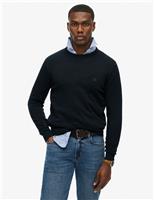 Pure Cotton Crew Neck Jumper
