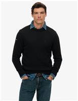 Pure Cotton Crew Neck Jumper