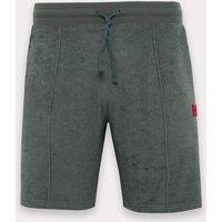 Hugo Terry Towelling Drawstring Shorts Green