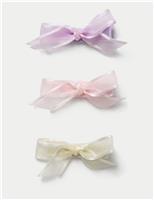 Occasion 3 Pack Organza Bow Clip Pack