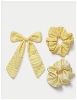Back To School Scallop Bow & Scrunchie