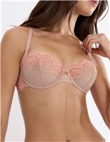 Triumph Comfort Glam Wired Push-Up Bra (B-DD) Sand