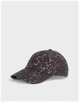 Pure Cotton Leopard Print Baseball Cap