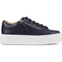 Jones Bootmaker Leather Chunky Platform Trainers Black