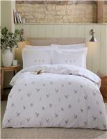 Sophie Allport Pure Cotton Snowy Owls Bedding Set White Mix