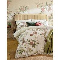 Laura Ashley Pure Cotton Sateen Attleton Bedding Set Green Mix