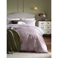 Laura Ashley Rowsham Garden Pure Cotton Sateen Bedding Set Pink Mix