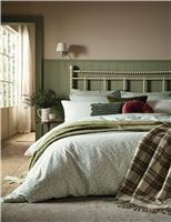 Laura Ashley Sweet Alyssum Brushed Cotton Bedding Set Green Mix