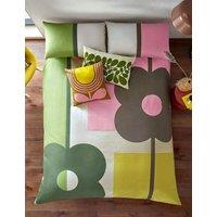 Orla Kiely Pure Cotton Abacus Block Percale Bedding Set Multi