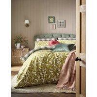 Laura Ashley Brushed Cotton Litton Christmas Bedding Set Green Mix