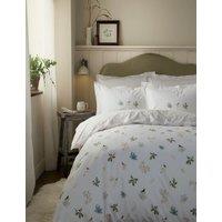 Sophie Allport Pure Cotton Orchard Birds Bedding Set White Mix